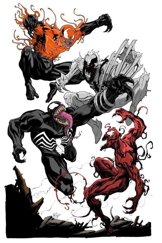 Venom all family members | Marvel major symbiotes powers and capebilities.
