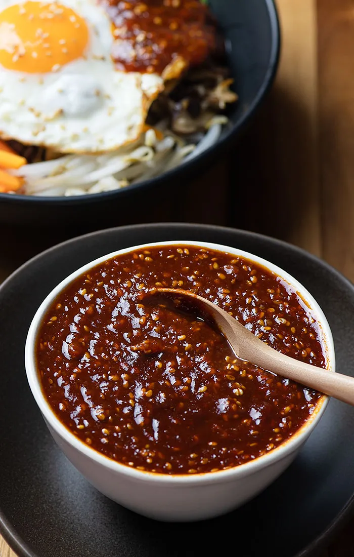 Korean bibimbap sauce