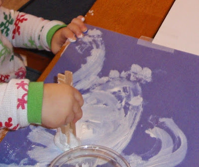 cloud painting eric carle home preschool