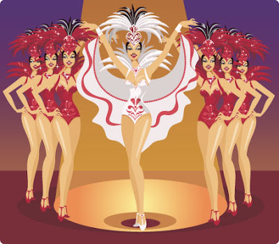 Stock Vectors - Show Girl