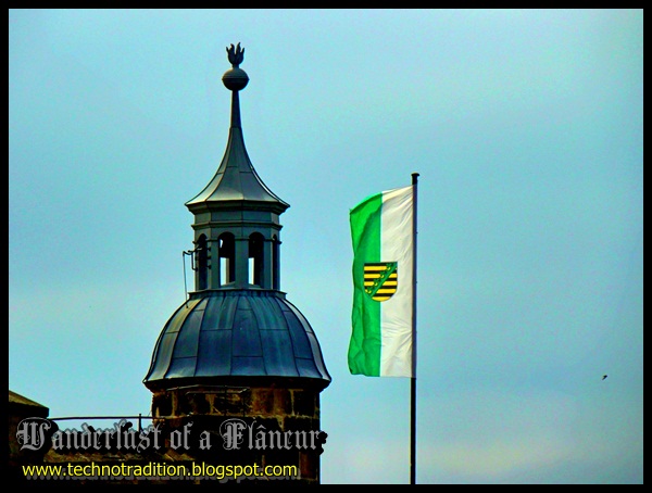 The flag of Saxony Königstein