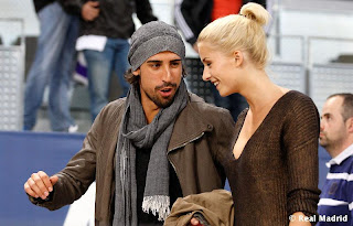 Sami Khedira with Girlfriend