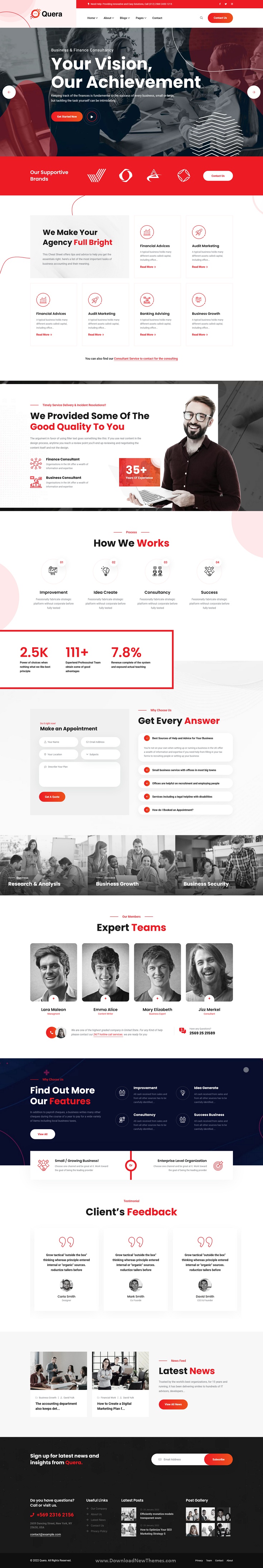 Download Business Consultancy WordPress Theme