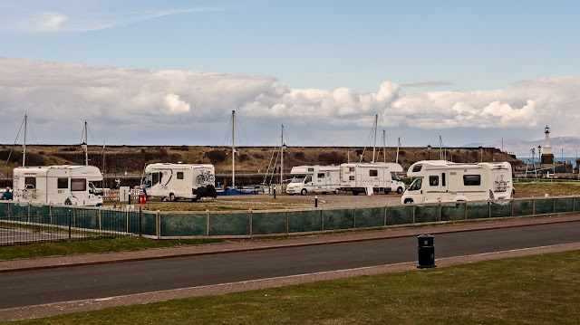 Photo of the Harbourside Caravan Park next to Maryport Marina