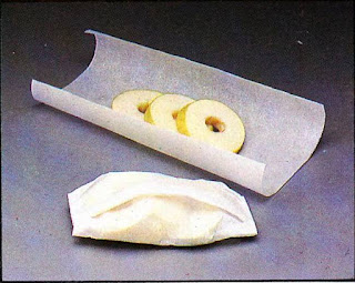 Papier sulfurisé   papillotes.