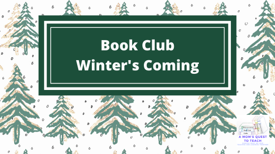 Book Club: Winter's Coming; snow covered evergreen clipart