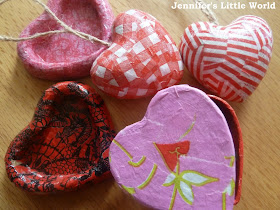 Valentine hearts decopatch craft kit