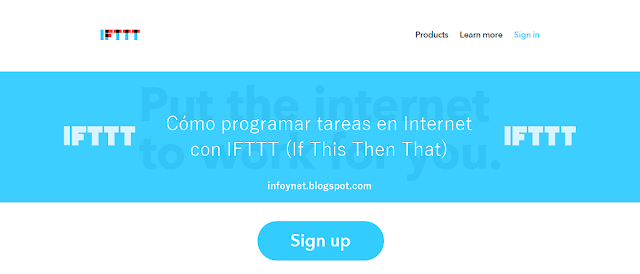 Cómo programar tareas en Internet con IFTTT (If This Then That)