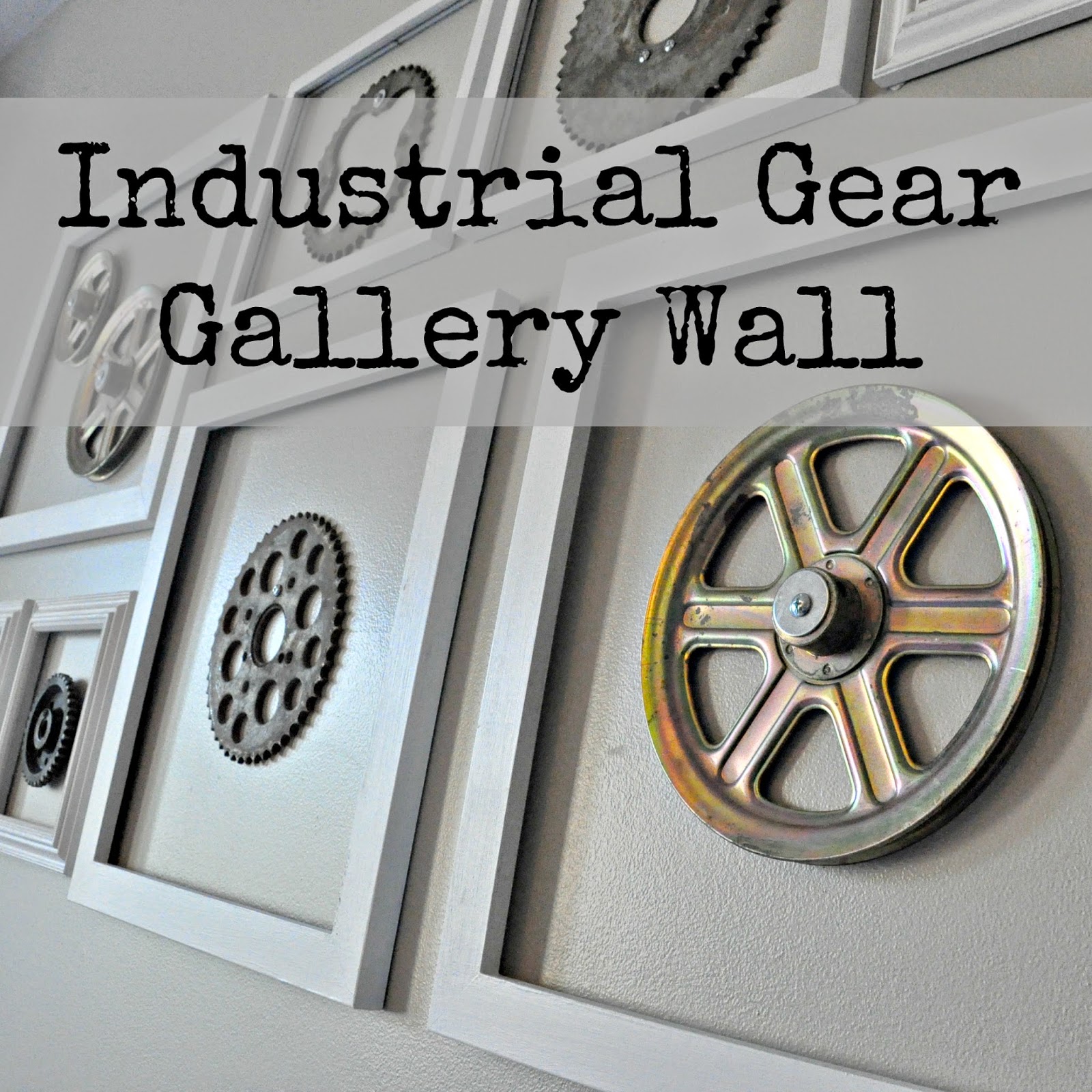 Industrial Gear Gallery Wall