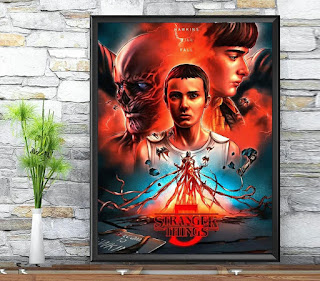 Stranger Things Season 5 Poster Hawkins Will Fall 2024 Art Decor