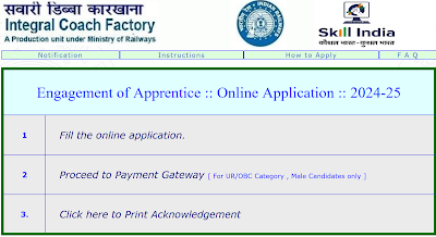 ICF Apprentice Online Application 2024