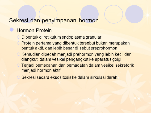 Sekresi dan Penyimpanan Hormon