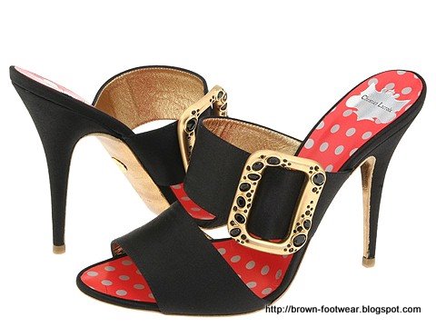 Brown footwear:FL83127
