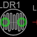 Librerías para Eagle: Fotorresistencia (LDR)