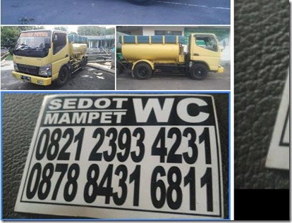 sedot wc di bekasi nomor telepon