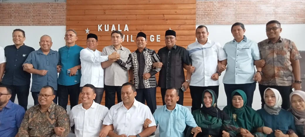 Perkuat Koalisi Indonesia Bersatu, Tiga Partai Politik Aceh Gelar Pertemuan Khusus