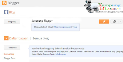 Cara Membuat Blog di Blogger untuk Pemula