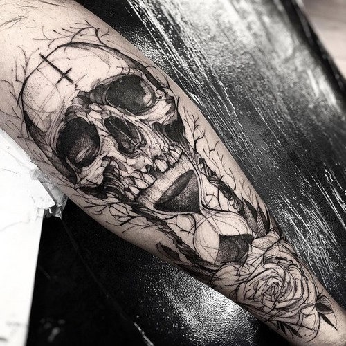 este_excelente_ampulheta_e_o_crnio_de_tatuagem