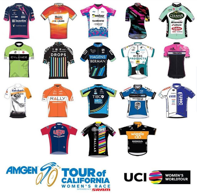 Women's team jersey 2016 Amgen Tour of Califorrnia