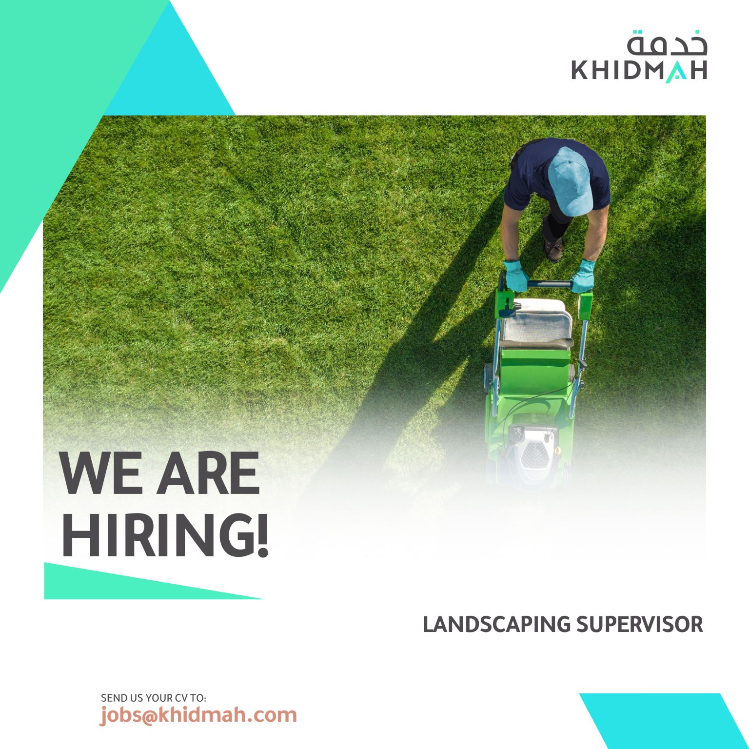 Hiring: Landscaping Supervisor | Khidmah | Abu Dhabi