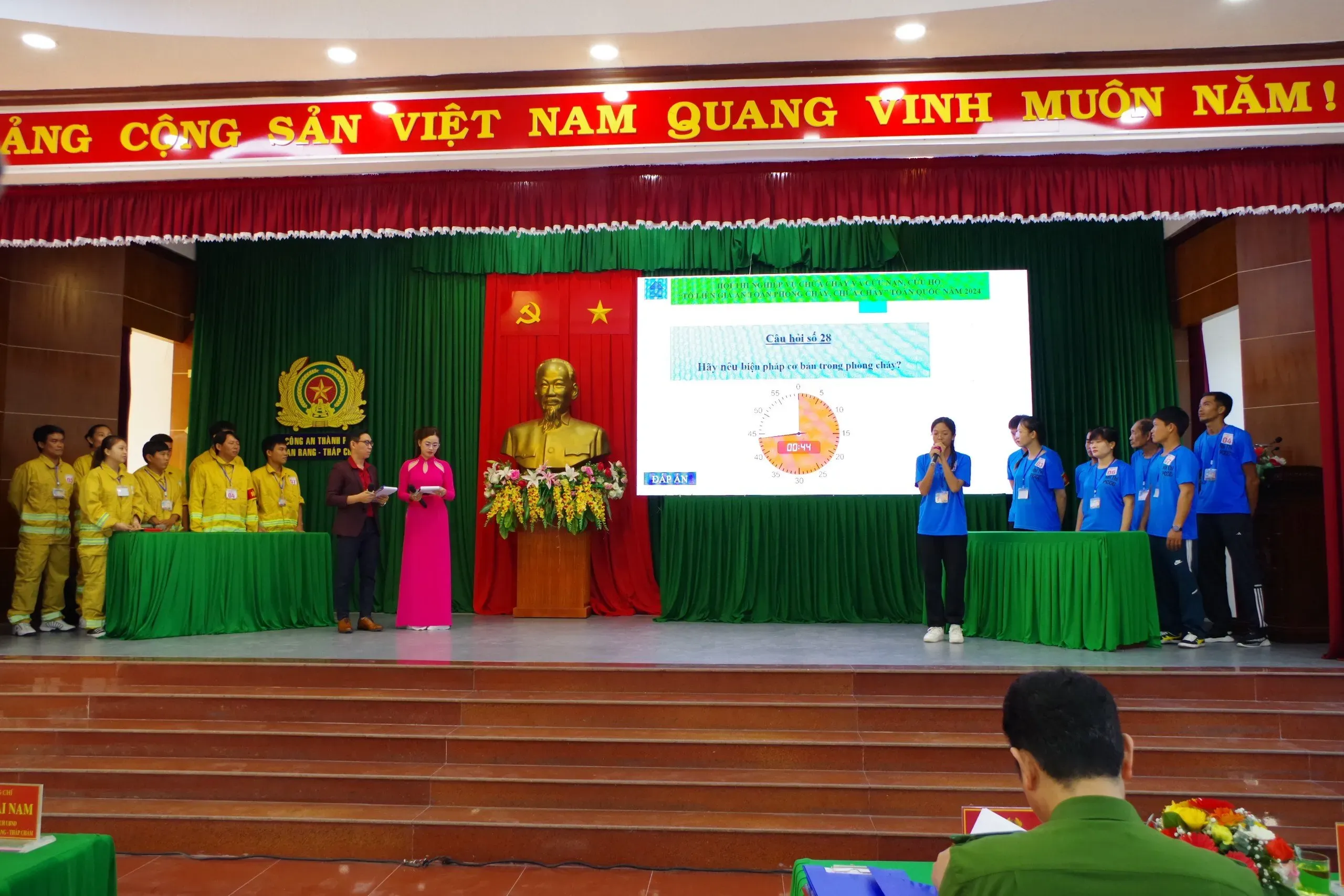 TP Phan Rang - Tháp Chàm: Hội thi nghiệp vụ chữa cháy và cứu nạn, cứu hộ 2024
