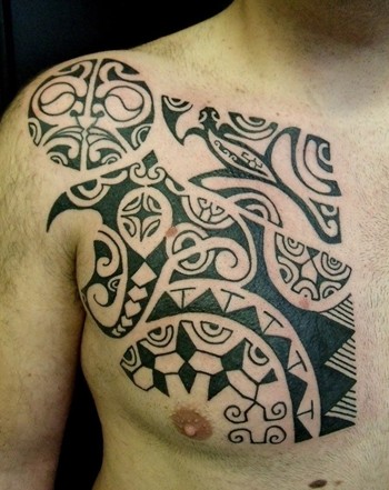 maori tribal traditional tattoo