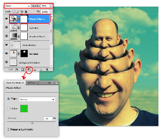 manipulasi tumpukan kepala dengan photoshop