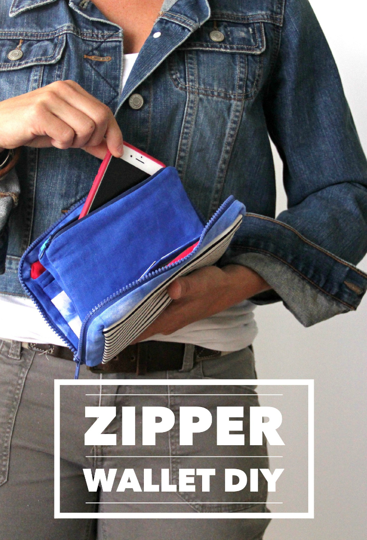 Zipper Wallet DIY Free Tutorial
