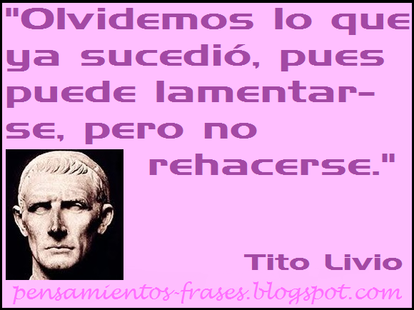 frases de Tito Livio