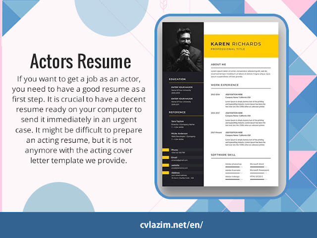 Actors Resume