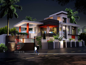 3d architecture rendering,Ultra Modern Home Design,