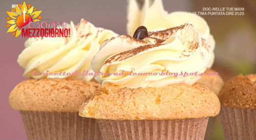 Tiramisù cupcake ricetta Sara Brancaccio