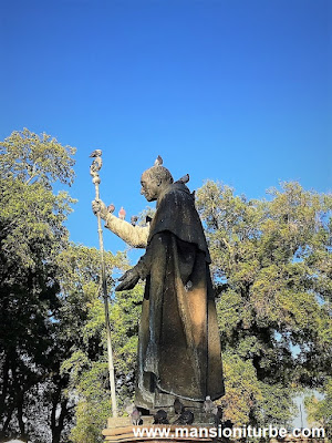 Vasco de Quiroga Statue in Patzcuaro on main Square