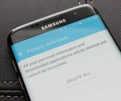 Factory Reset On Smartphone 
