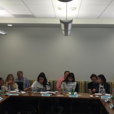 PLL 7x12 "These Boots Were Made for Stalking" Table Read Ashley Benson, Shay Mitchell, Lucy Hale and Troian Bellisario