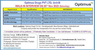 optimus Pharma jobs