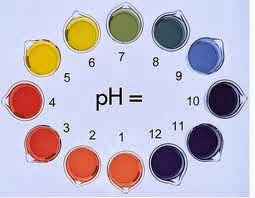 PKa for various acids