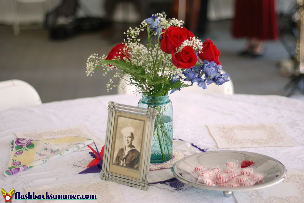 Flashback Summer: My 1940s Air Force Military Wedding - vintage decor
