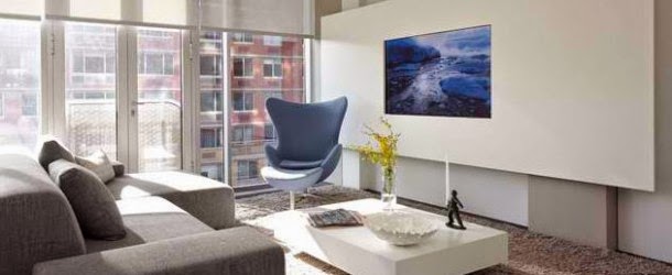 15 ý tưởng thiết kế bố trí TV trong phòng khách