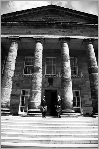 dollar academy is an imposing building
