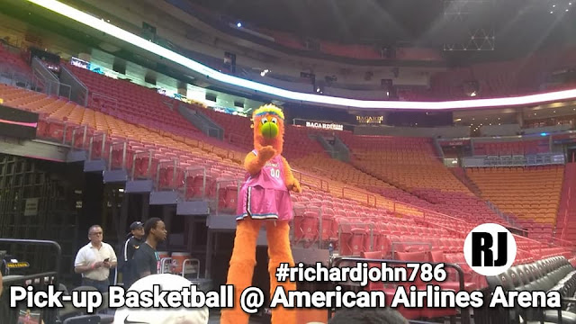 Recap: Pick-up Basketball at American Airlines Arena, Home of the Miami Heat; Presented by: Mountain Dew (#ViceWave); Starring: #richardjohn786