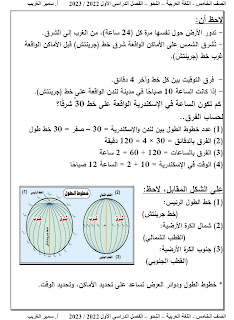 مذكرة الدراسات الاجتماعية الصف الخامس الابتدائى الترم الأول أ سمير الغريب 2023