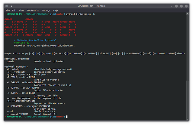 BirDuster – A Multi Threaded Python Script Designed To Brute Force Directories And Files Names On Webservers