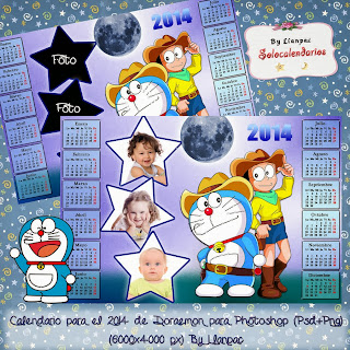 Descargar Calendario 2014 Doraemon
