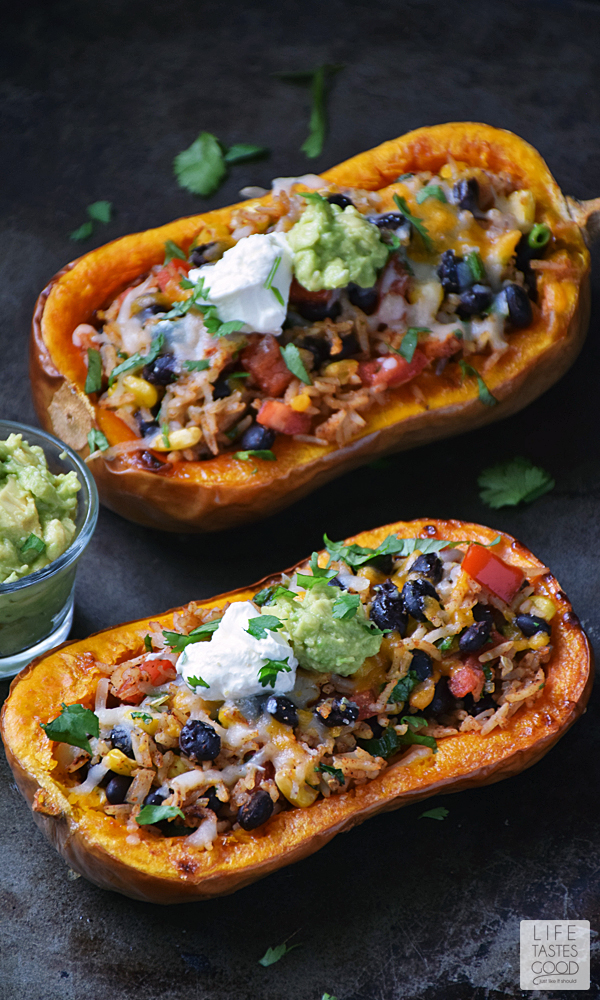stuffed butternut squash recipe life tastes good