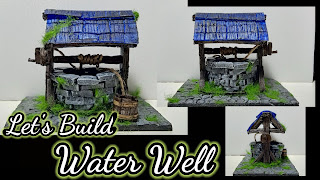 Miniature Water well for Diorama or Table Top
