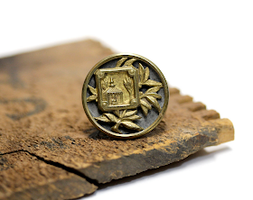 Gorgeous Antique Buddha Ring #jewelry #antique #1800s #Buddha #buddhist #ring