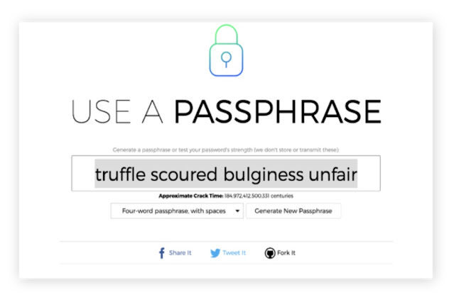 Make use of a Passphrase