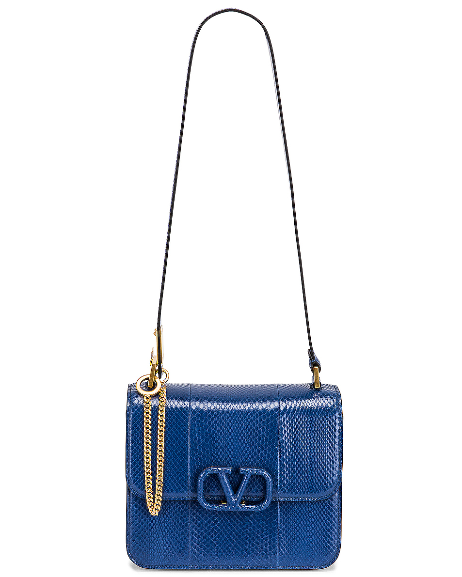 VALENTINO VSLING SHOULDER BAG IN BLU DELFT