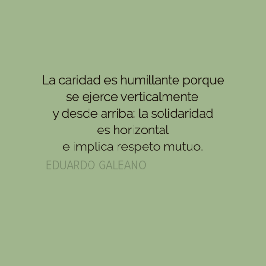 GALEANO - SOLIDARIDAD - Cartas de amor